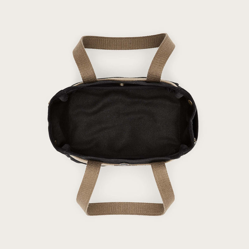 Rugged twill small open tote bag di Filson | Black (Black)