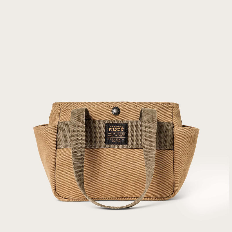 Rugged twill small open tote bag di Filson | Tan (Beige)