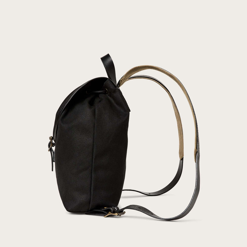 Rugged twill drawstring backpack di Filson | Black (Black)
