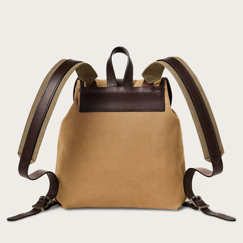 Rugged twill drawstring backpack by Filson | Tan (Beige)