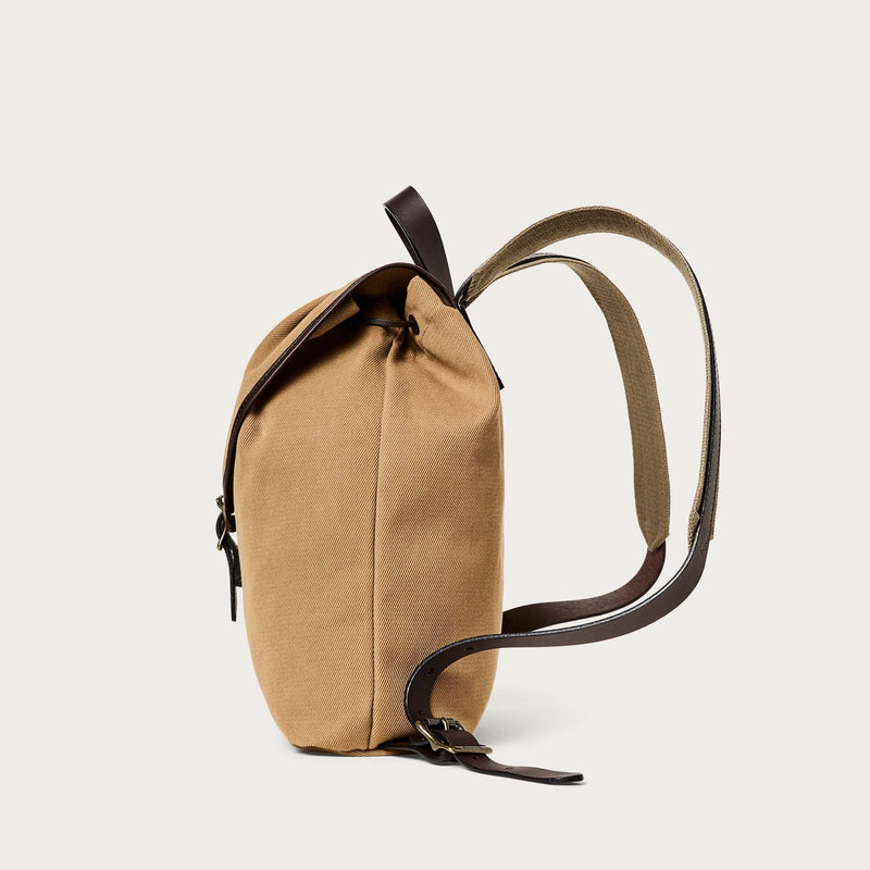 Rugged twill drawstring backpack by Filson | Tan (Beige)