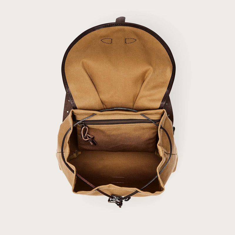 Rugged twill drawstring backpack by Filson | Tan (Beige)