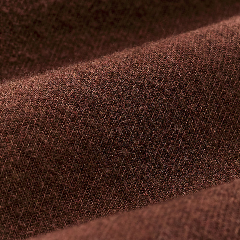 The women’s rangeland flannel shirt by Filson | Chestnut heather (Brown)