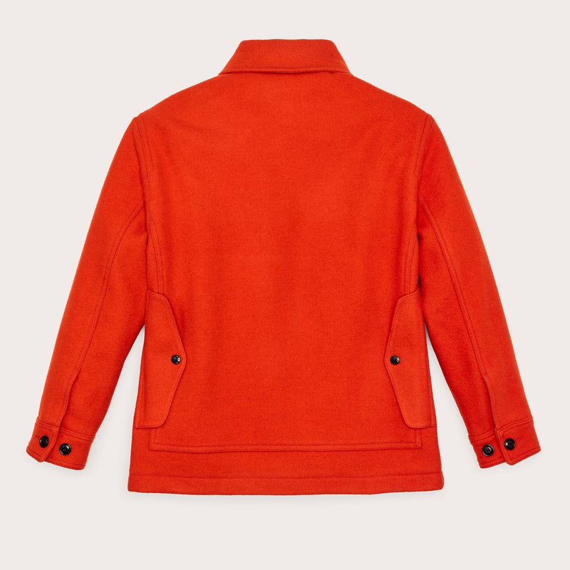 Women's mackinaw wool cruiser jacket von Filson | Flame (Orange)