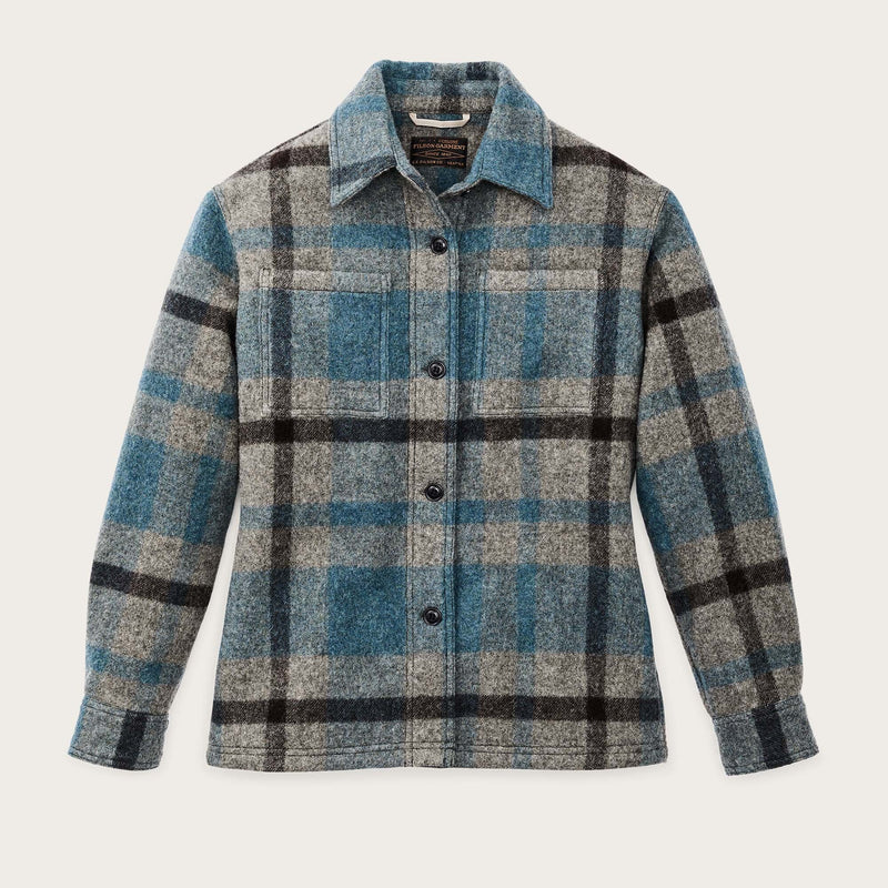Women's wool overshirt von Filson | Ballard plaid (Blue)
