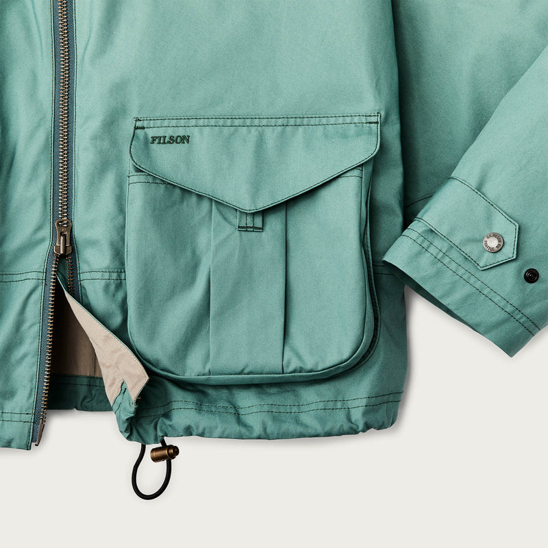 Women's aviator cloth short work jacket par Filson | Deep sea (Blue)