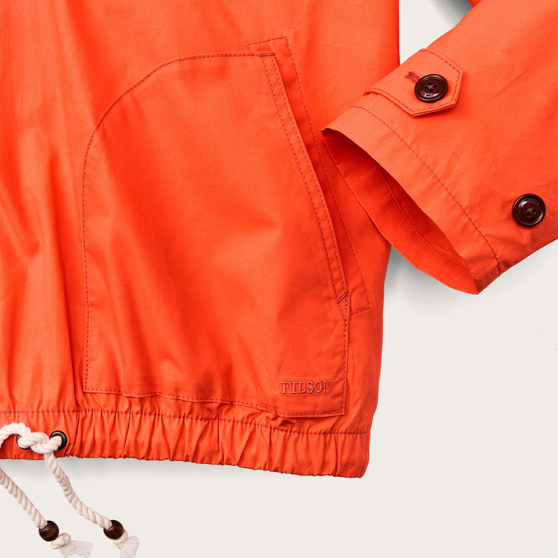 Women’s ranger hooded popover by Filson | Flame (Orange)