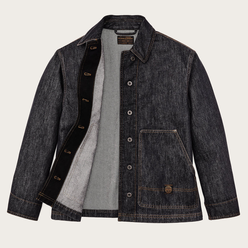 Giacca da campagna in denim da donna di Filson | Rinse black (Gray)