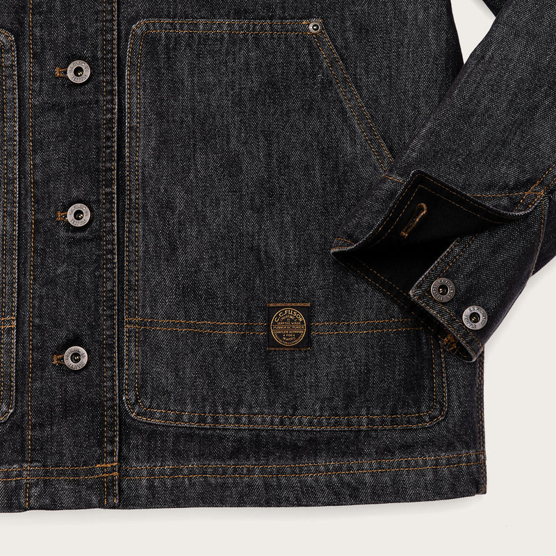 Giacca da campagna in denim da donna di Filson | Rinse black (Gray)