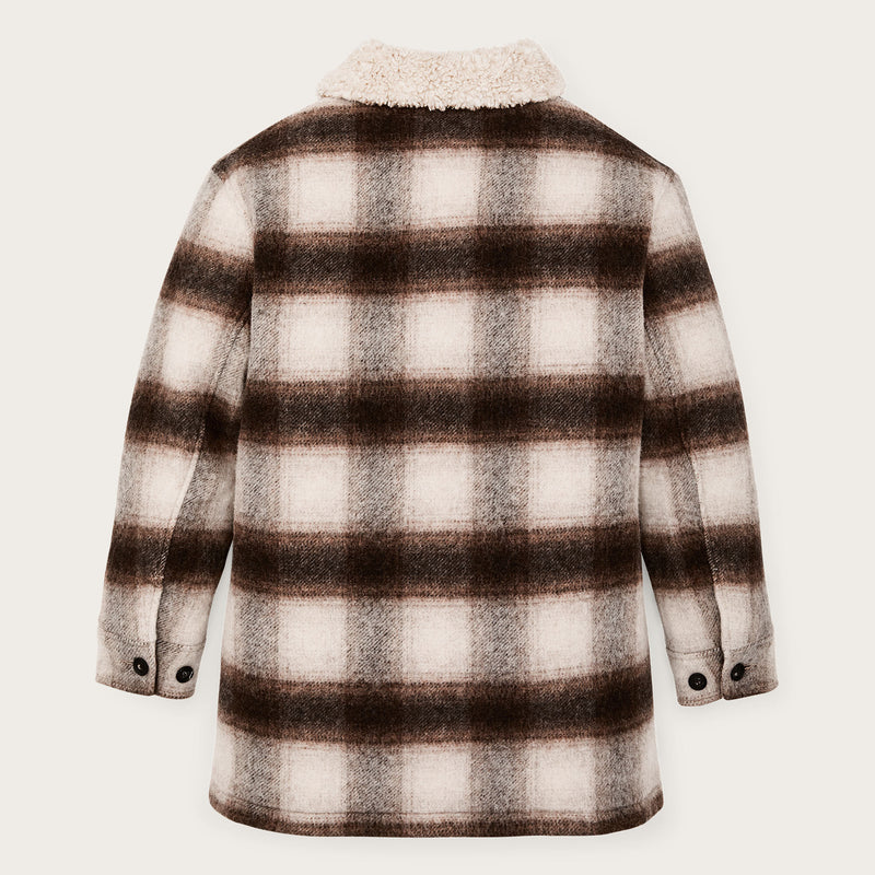 Kodiak shawl collar coat für damen von Filson | Cream / brown shadow (Beige)