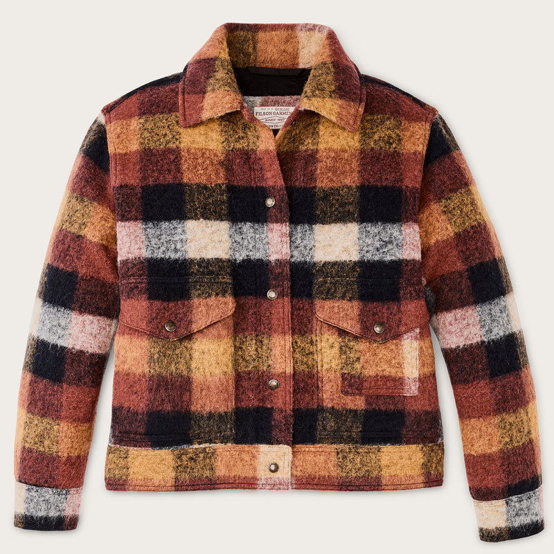 Women’s blanket wool jacket von Filson | Red / orange / black (Multicolor)