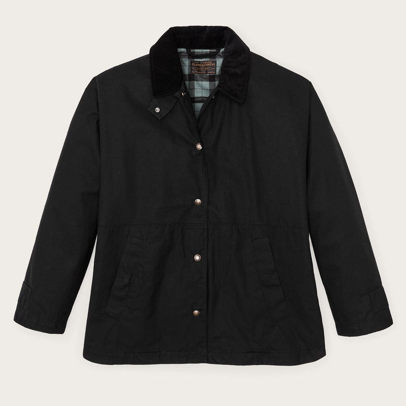 Harbor front waxed jacket für damen von Filson | Black (Black)