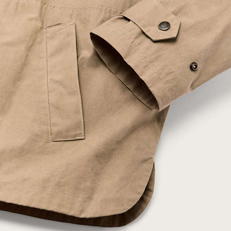 Veste harbor front femme cirée par Filson | Tan (Beige)