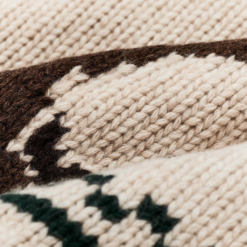 Women's wool cardigan di Filson | Creamhorse (Beige)