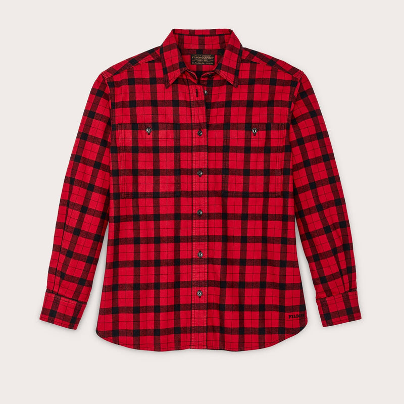 Women's alaskan guide shirt par Filson | Red black (Red)