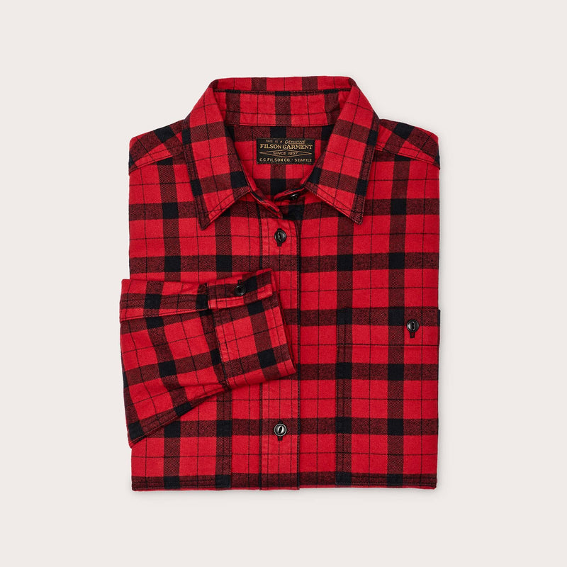 Women's alaskan guide shirt par Filson | Red black (Red)