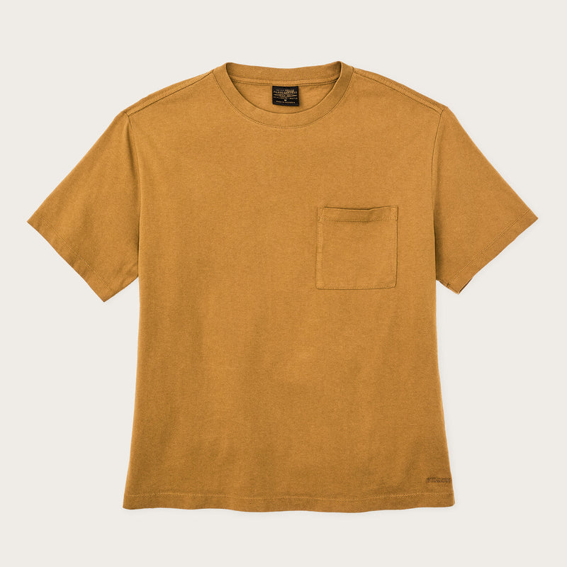 Short sleeve pocket tee für damen von Filson | Bronze brown (Yellow)