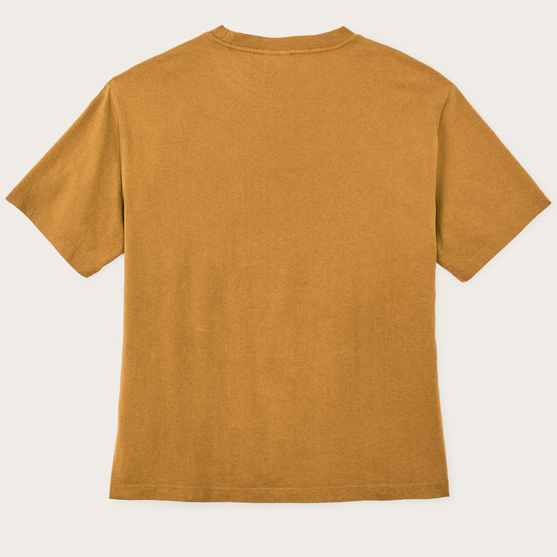 Short sleeve pocket tee für damen von Filson | Bronze brown (Yellow)