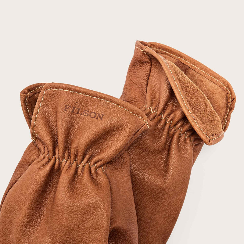 Original goatskin gloves von Filson | Saddle brown (Yellow)