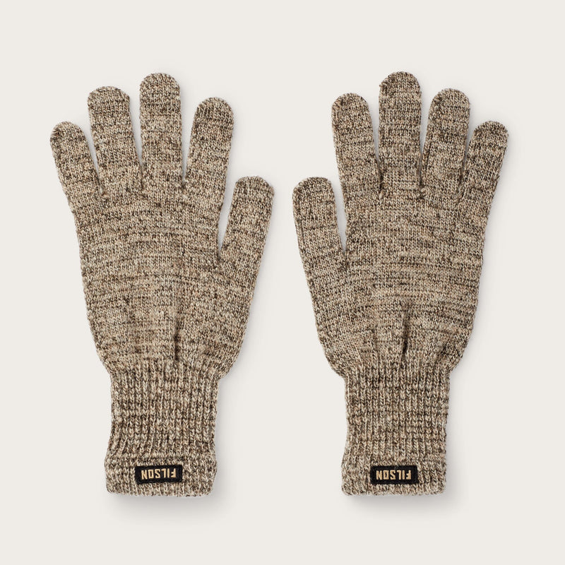 Full finger knit gloves von Filson | Root heather (Grey)