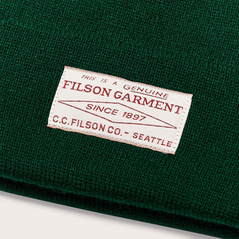 Acrylic watch cap by Filson | Forest green (Green)