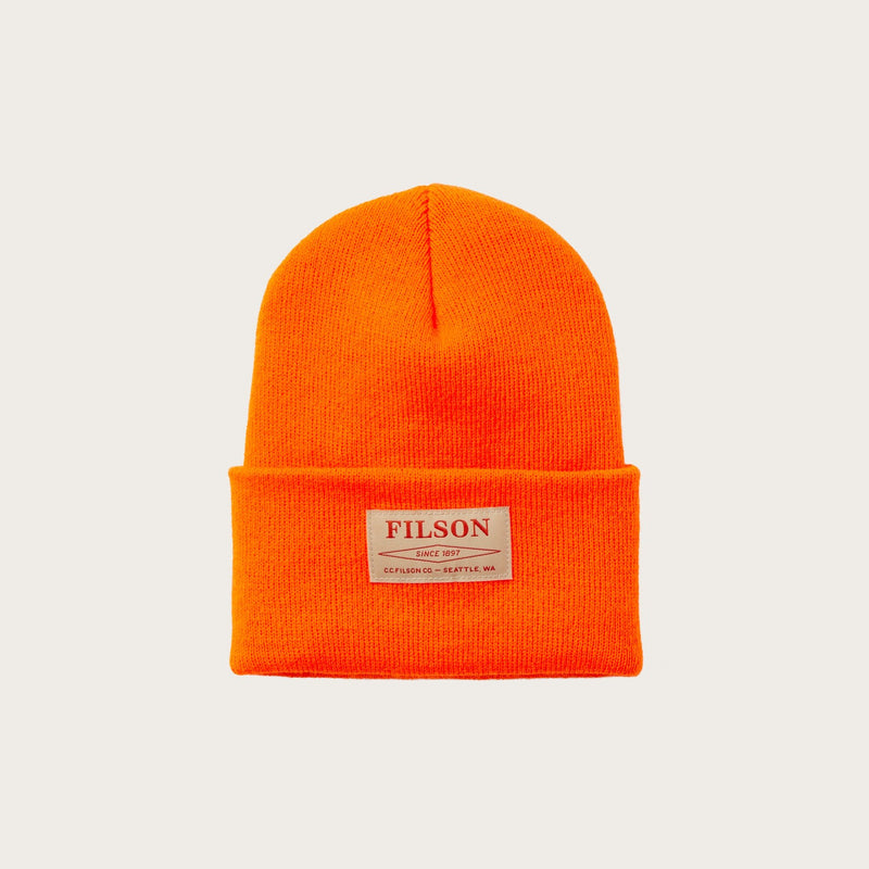 Ballard watch cap by Filson | Blaze (Red)
