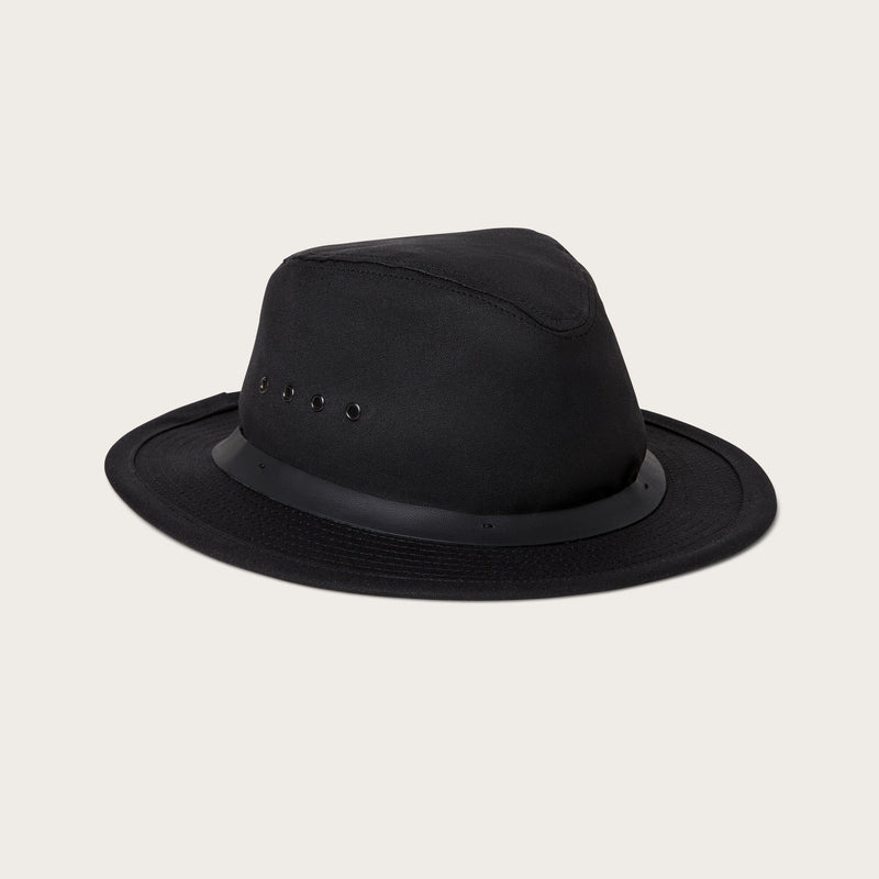 Tin cloth packer hat di Filson | Black (Black)