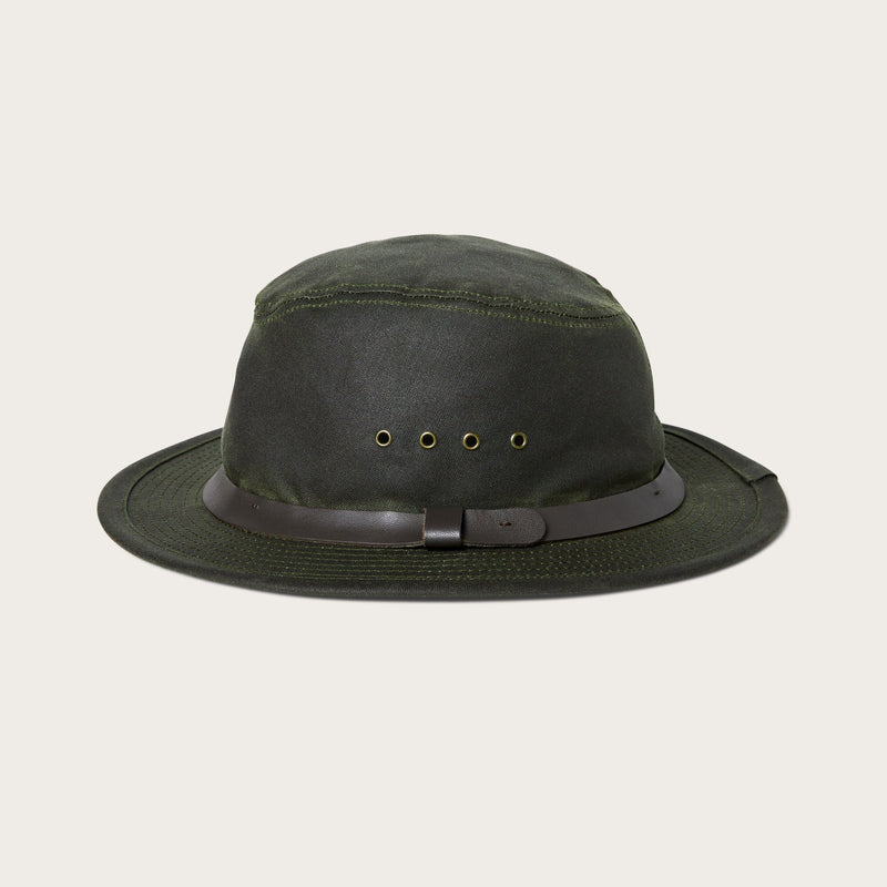 Tin cloth packer hat di Filson | Otter green (Green)