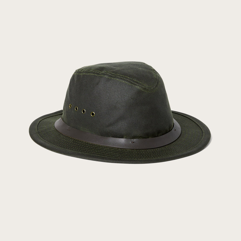 Tin cloth packer hat di Filson | Otter green (Green)