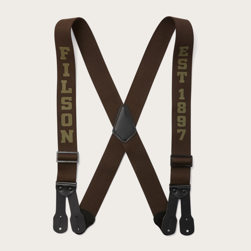 Filson logger suspenders par Filson | Dark brown (Brown)