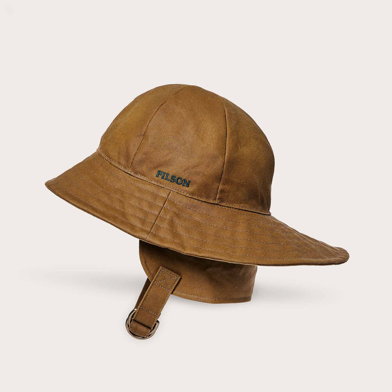 Tin cloth sou'wester hat von Filson | Dark tan (Beige)