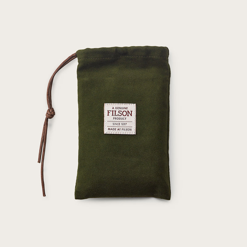 Bridle leather bi-fold wallet di Filson | Brown leather (Brown)