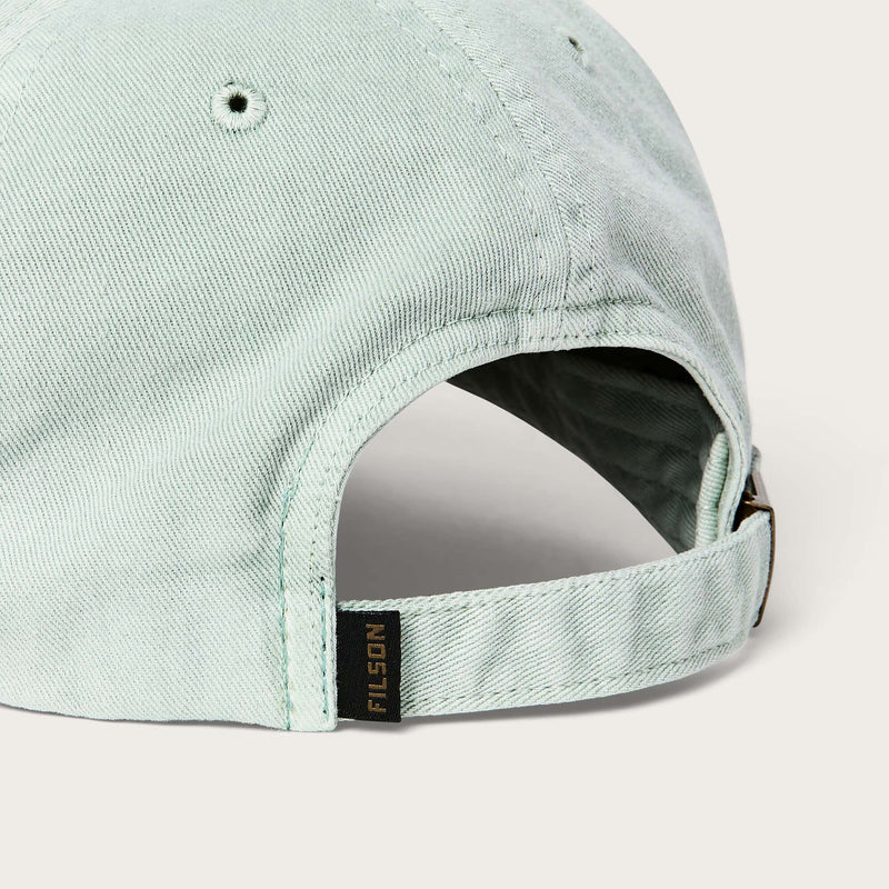 Washed low-profile logger cap par Filson | Mint / trout (Green)