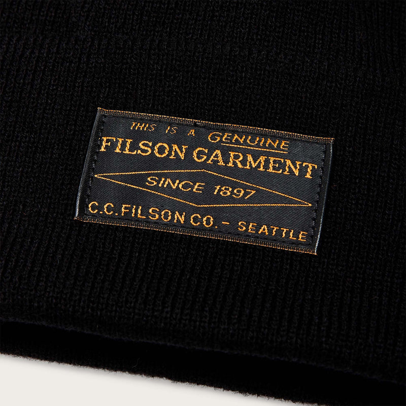 Ballard watch cap par Filson | Black (Black)
