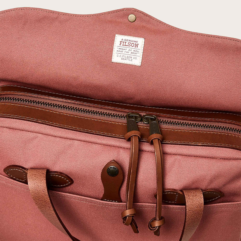 Rugged twill original briefcase par Filson | Cedar red (Red)