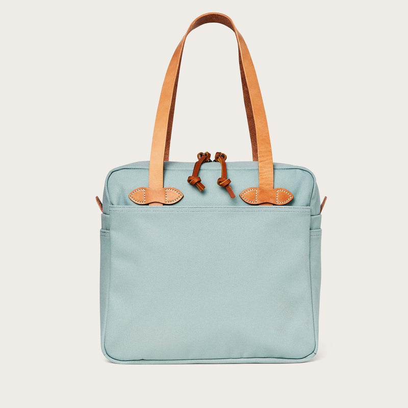 Rugged twill tote bag with zipper by Filson | Lake green (Green)