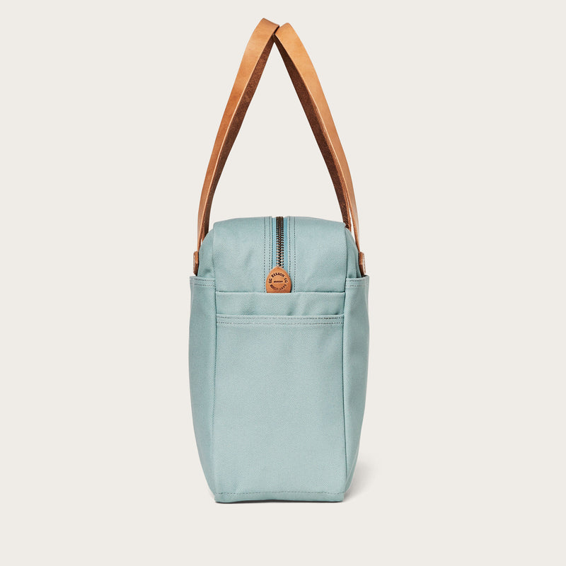Rugged twill tote bag with zipper by Filson | Lake green (Green)