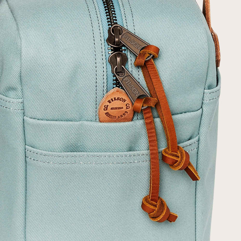 Rugged twill tote bag with zipper by Filson | Lake green (Green)