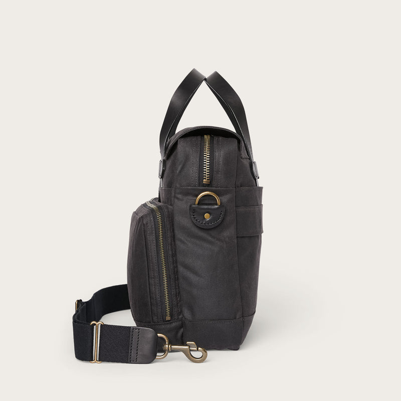 24 hour tin cloth briefcase by Filson | Cinder (Grey)