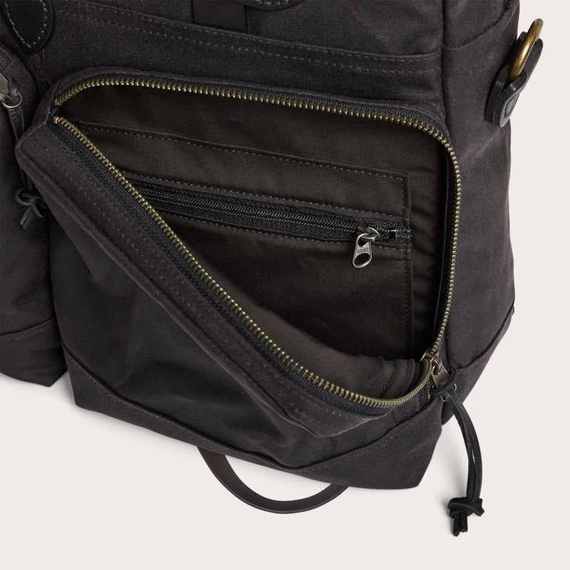 24 hour tin cloth briefcase by Filson | Cinder (Grey)