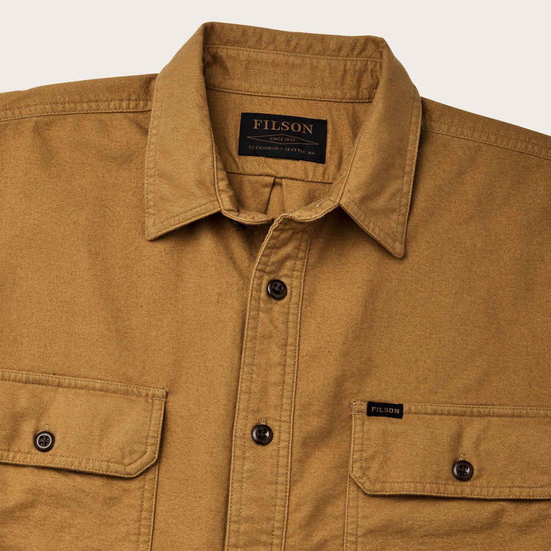 Field flannel shirt par Filson | Nubuck tan (Beige)