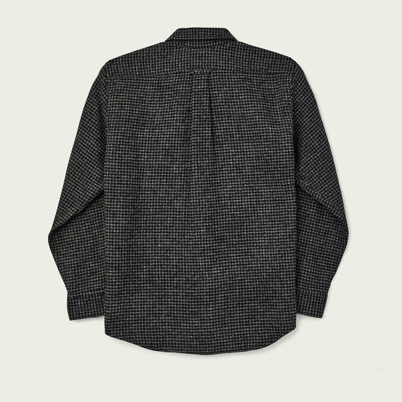Northwest wool shirt par Filson | Charcoal black dogstooth (Black)