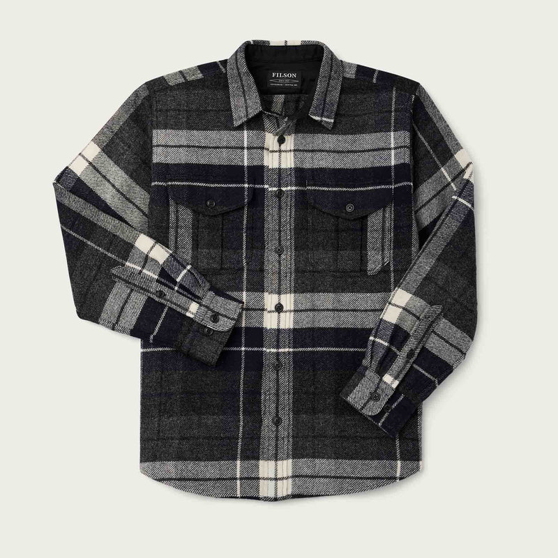 Northwest wool shirt par Filson | Navy blue heather plaid (Blue)