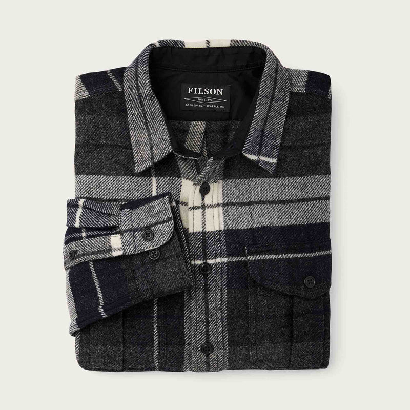 Northwest wool shirt par Filson | Navy blue heather plaid (Blue)