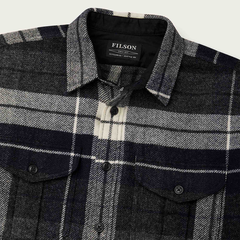 Northwest wool shirt par Filson | Navy blue heather plaid (Blue)
