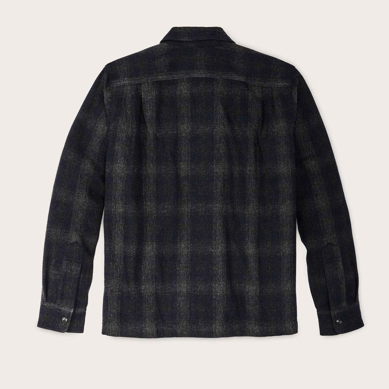 Buckner wool camp shirt par Filson | Navy ink ombre (Blue)