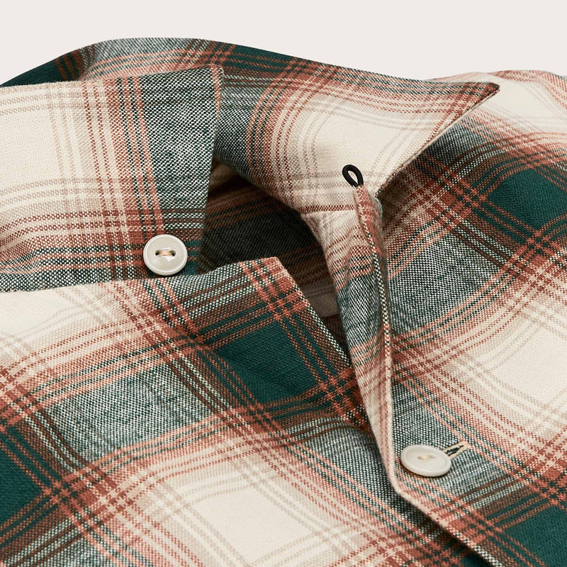 Elk heights camp shirt di Filson | Rust / pine grove plaid (Multicolour)