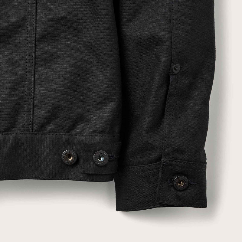 Short lined cruiser jacket aus tin cloth von Filson | Black (Black)