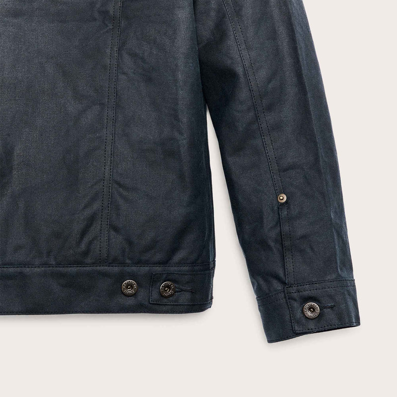 Short lined cruiser jacket aus tin cloth von Filson | Service blue (Blue)