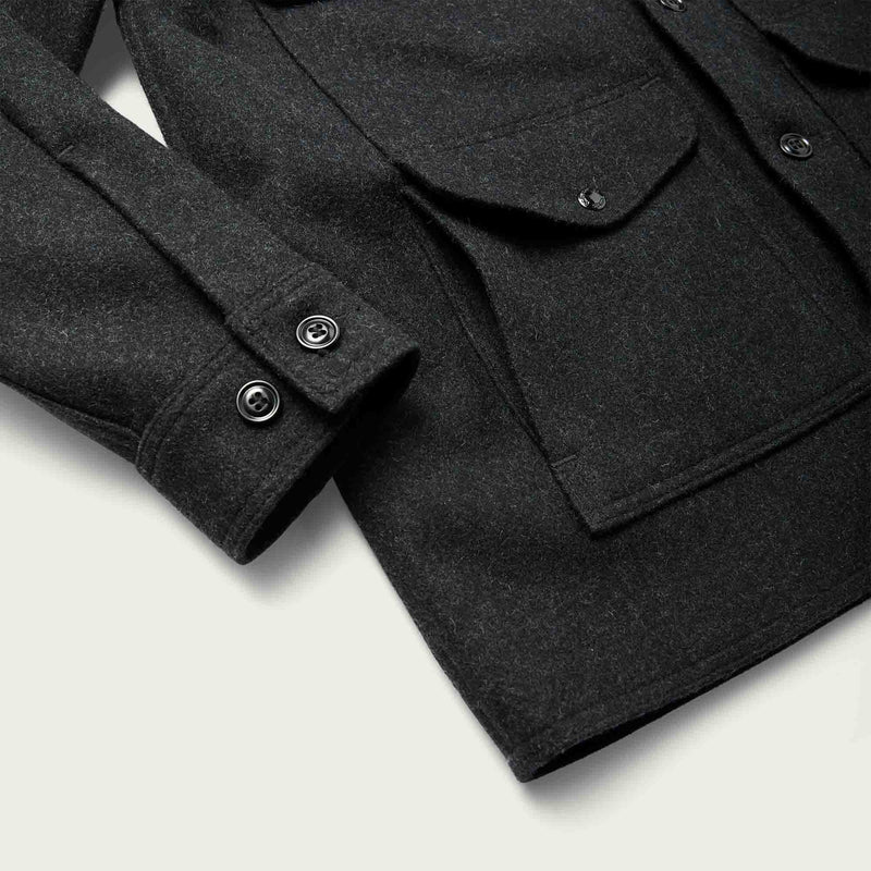 Mackinaw wool cruiser jacket di Filson | Charcoal (Grey)